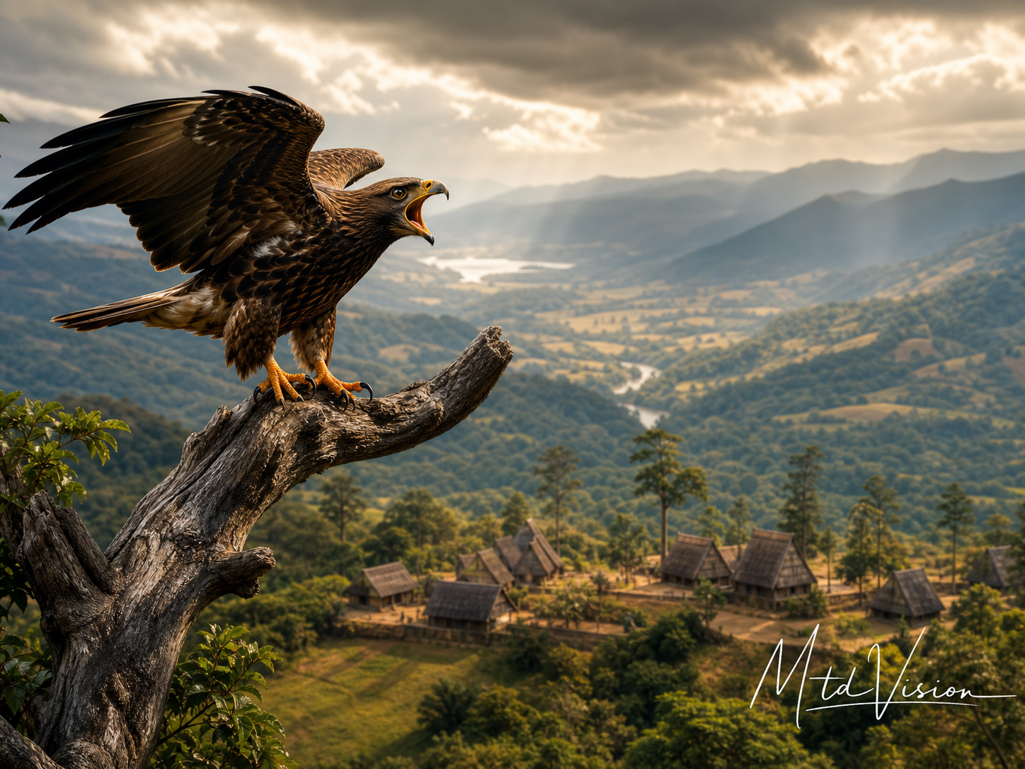 To cry (of eagle).