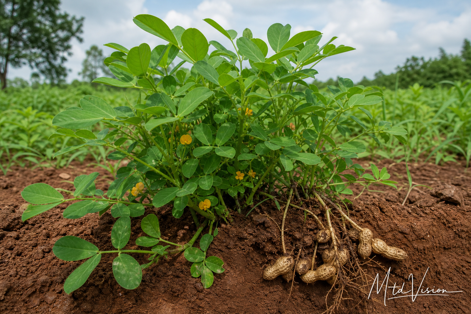 Peanut plant (ana êtak lăn).