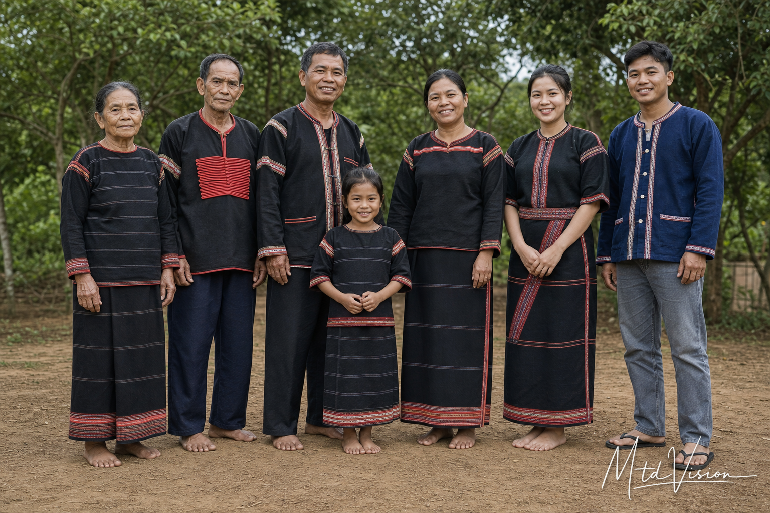 Rhade people (anak êđê).