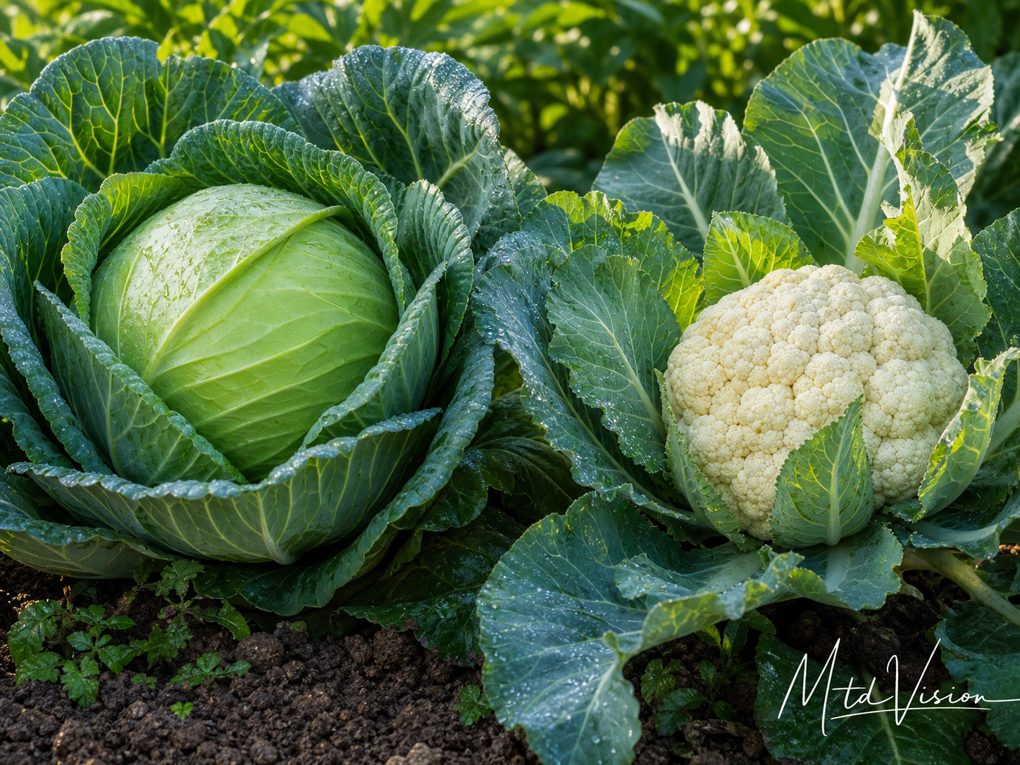 Cross-reference element in cabbage and cauliflower compounds.