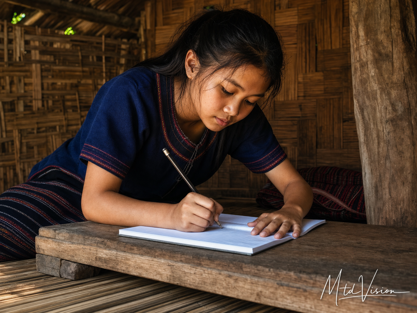 Intransitive: To write.