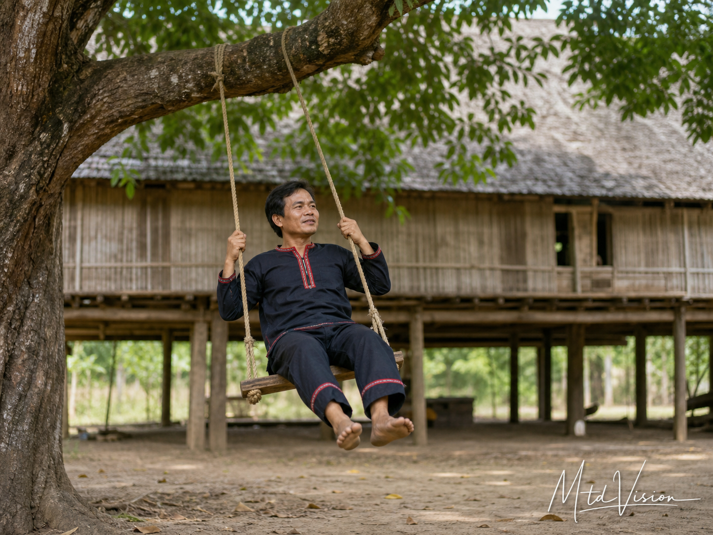 dŭng dai: To swing.