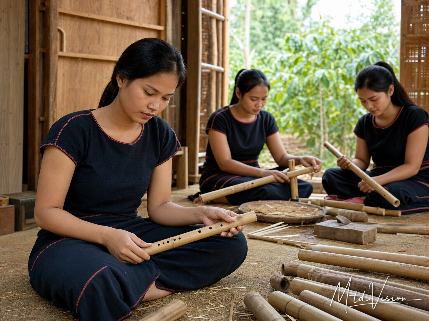 dĭng adriêk: Musical instrument.