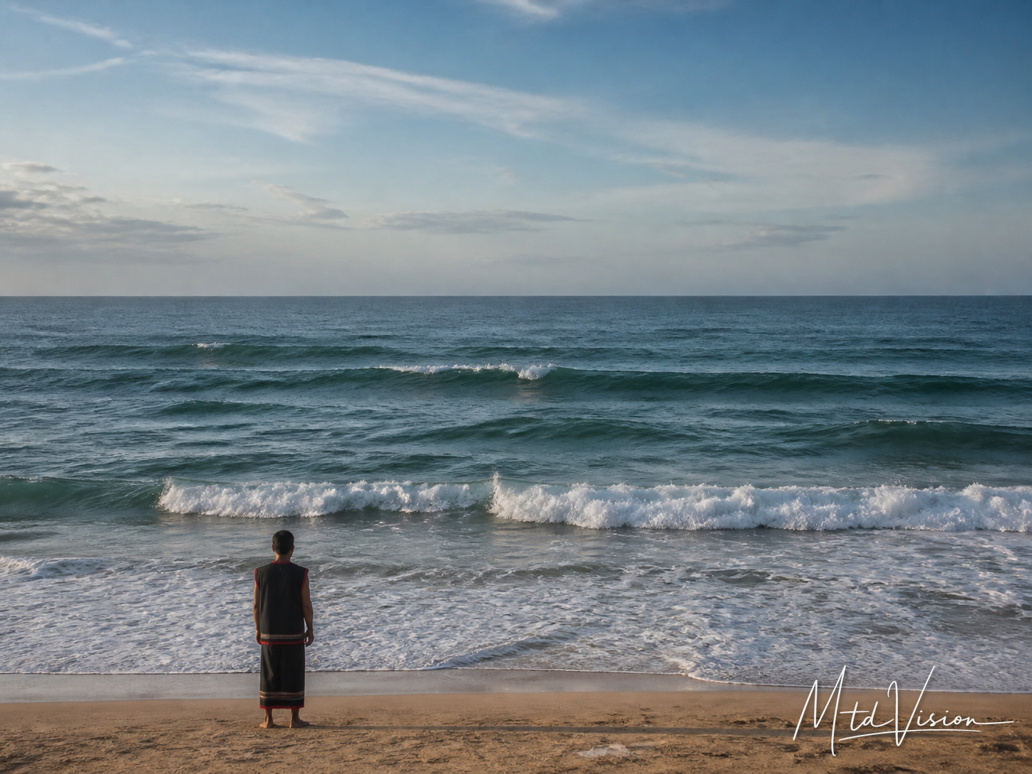 Ocean or sea.